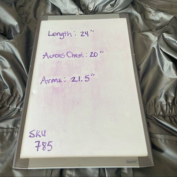 Teenflo Sz.14 silver lightweight belted front zip jacket glamcore cybercore - Picture 11 of 11